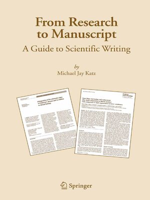 cover image of From Research to Manuscript